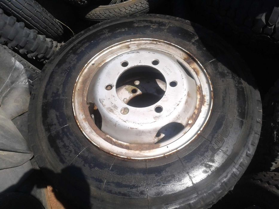 opony r16 kola 7.50 16cali ja nowe klasyk mercedes 407 507 kaczka mielec straz reks 406 508 pneumat 608 laweta woz przyczepa traktor 4sztuki 6 otworow