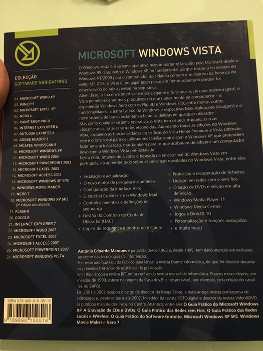 Microsoft Windows Vista - livro