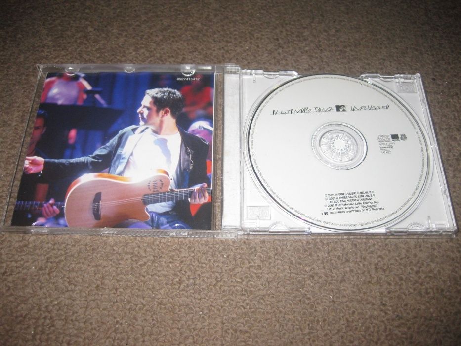 CD do Alejandro Sanz "MTV Unplugged" Portes Grátis