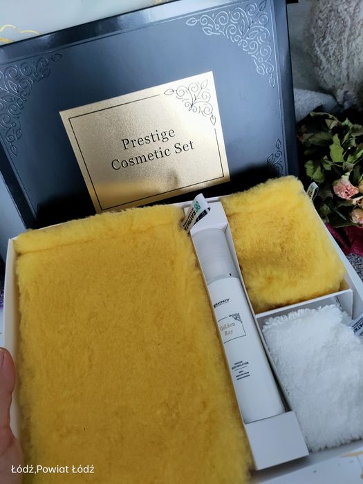 Spa set Raypath z kremem i rekawicami