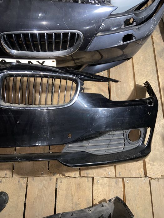 Бампер передній чорний дорес f30 f31 ноздрі заглушка туманка f30