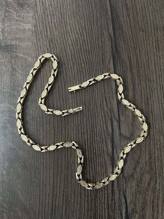 Złoty łańcuszek / łańcuch cartier 585 128g 70cm