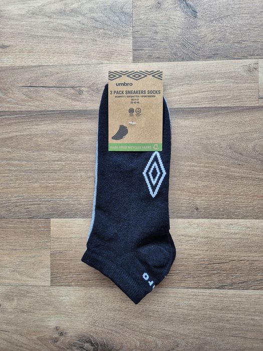 3 pack sneackers socks trzy stopki nowe z metką bawełniane