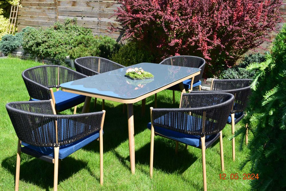 krzesło ogrodowe technorattan nowoczesne salon patio taras
