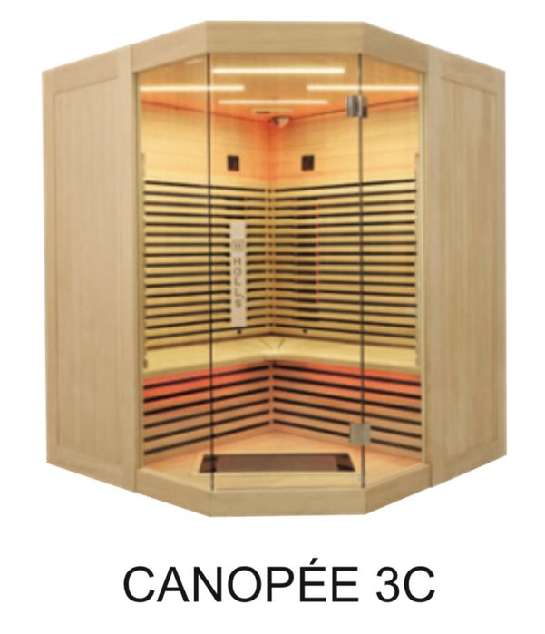 Sauna de infra vermelhos LUMINA 3C - 4.304,00€