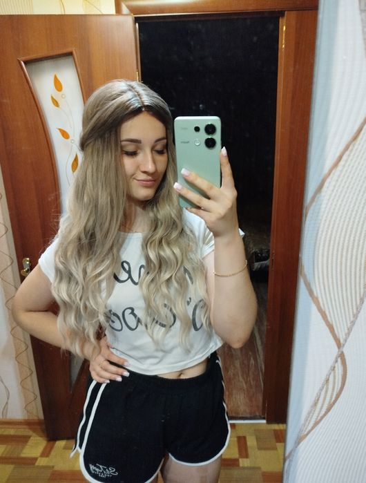 Парик холодний блонд