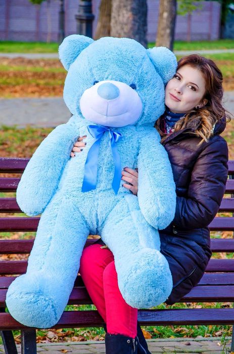 Великий плюшевий ведмедик 120см Ведмідь Рафаель найм'якіший подарунок!