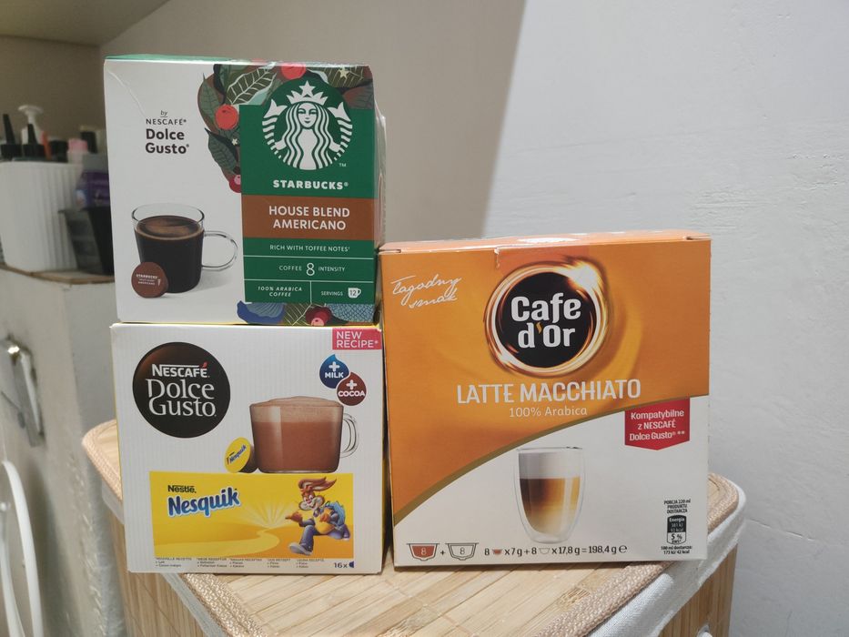 Kawa w kapsułkach Starbucks Cafe dor latte americano kakao 41 kapsułek