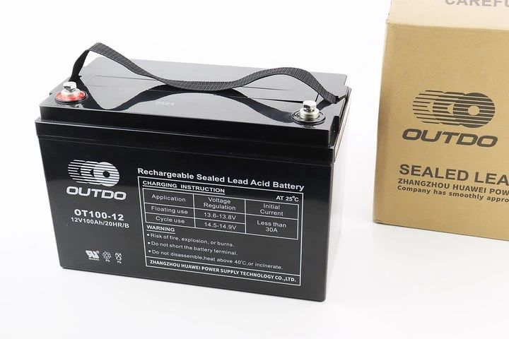АКБ 12V 100 А/год  L+ OUTDO — тяговий аккумулятор
