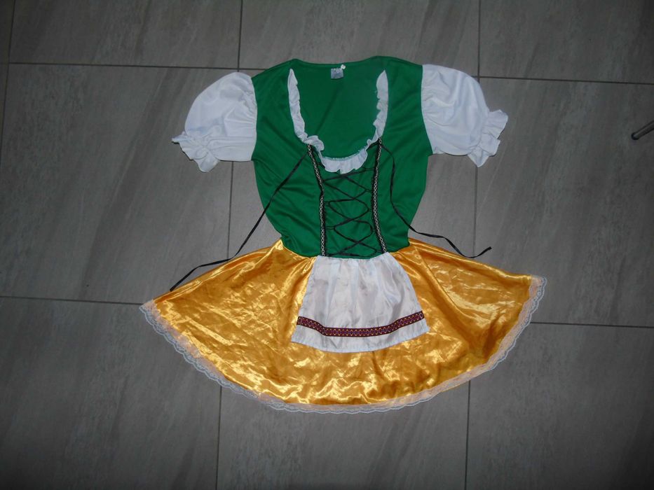 strój bawarski sukienka na Oktoberfest  L dla dorosłych