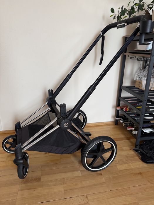 Rama cybex e-priam elektryczny 4.0 black chrome