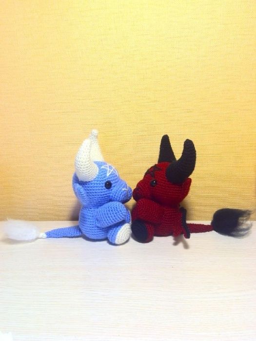 Мягкая игрушка ручной работы. Амигуруми бафомет