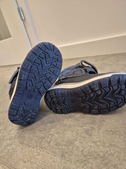 Śniegowce chłopiec Cleve 26 dinozaur kozaki granatowe