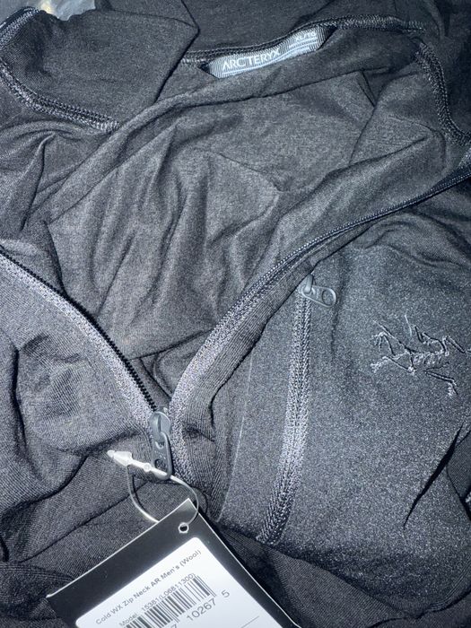 Arcteryx LEAF . Koszulka Cold WX Zip Neck AR. XL. Nowy. Black.