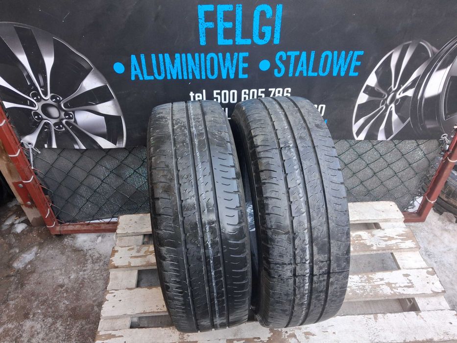 2x używane opony letnie 215/65 R16C Goodyear Gwarancja Montaż