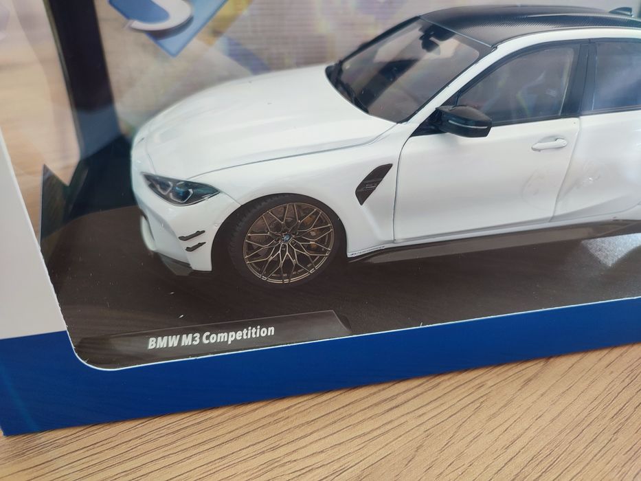 BMW M3 Competition G80 Solido 1:18 Alpin White