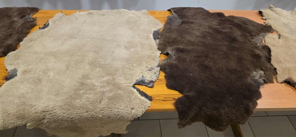 Skóry owcze naturalne