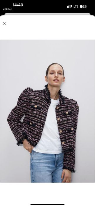 Піджак укорочений Zara