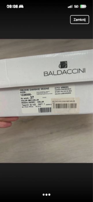 Botki damskie baldacinni