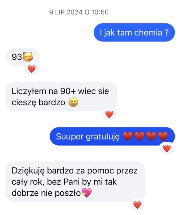 Korepetycje z chemii stacjonarnie / online