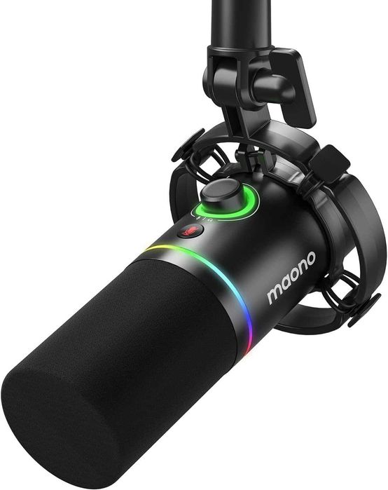 Mikrofon dynamiczny MAONO PD200X USB/XLR RGB do gier podcastów streamingu k020