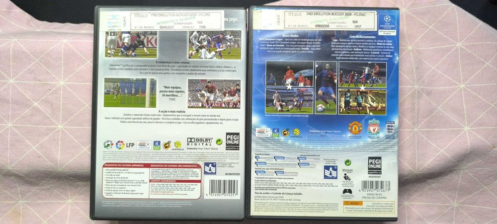 Jogos Pes 08 e 09 para PC