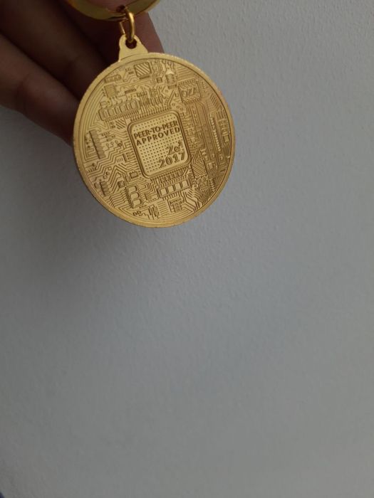 Подарок Биткоин Брелок