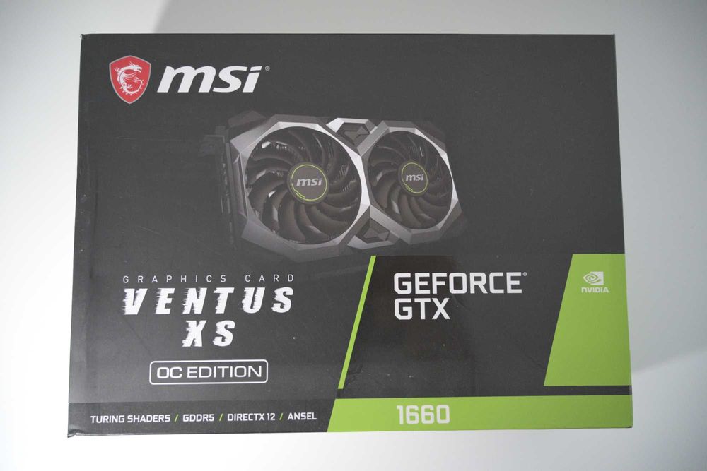 Gráfica MSI GeForce GTX 1660 VENTUS XS OC