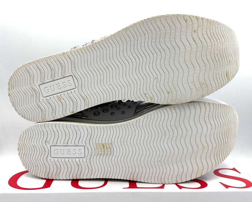 ‼️Nowe oryginalne sneakersy GUESS Humbull białe 39 AZ 192 buty damskie