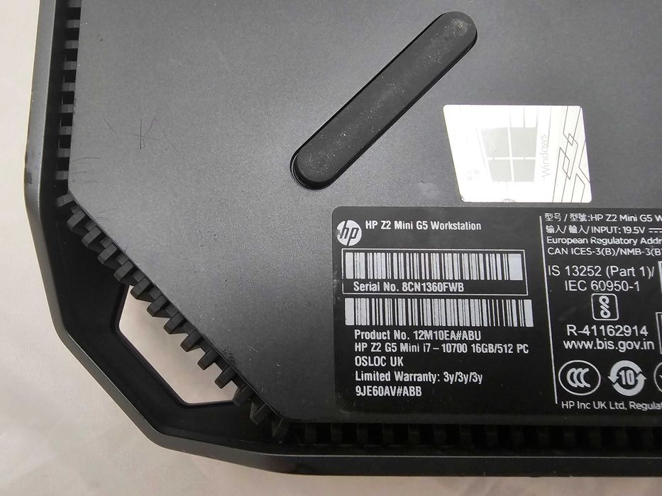 HP Z2 G5 WorkStation/i5-10500T/16GB/RTX3000 6GB/512NVME/Bioskomp