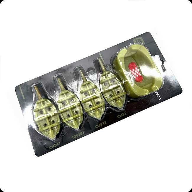 Zestaw koszy zanętowych METHOD FEEDER Sahido BAIT BASKET BASIC MF 4+1