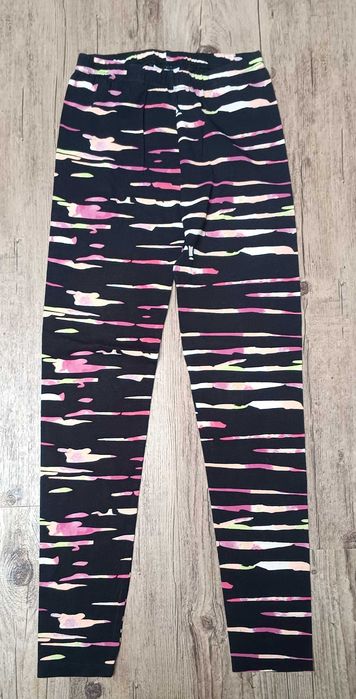 Spodnie coccodrillo 158 cętkowane legginsy