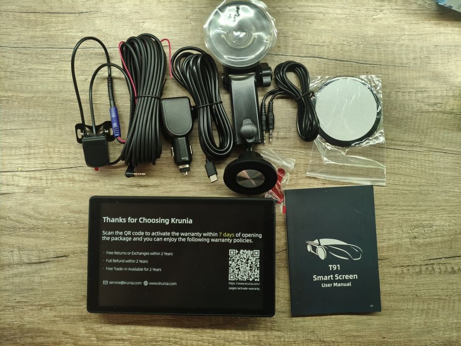 Автомобільний екран 7", krunia 8" Carplay Android Auto смарт екран