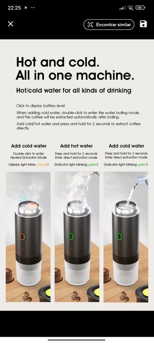 Máquina de café portátil/TOP