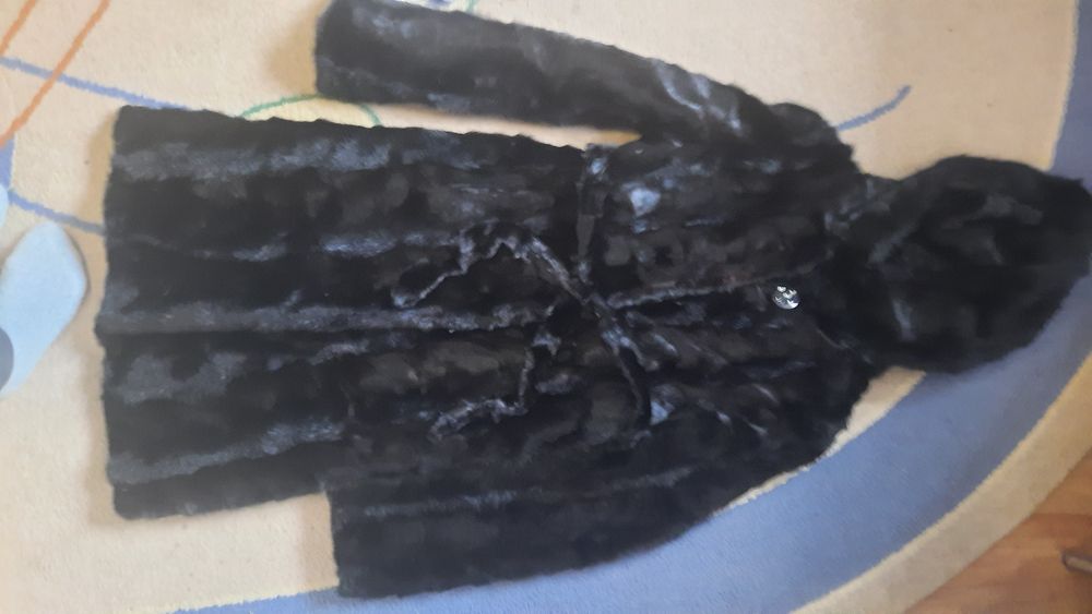 Норкова шуба з кусочків