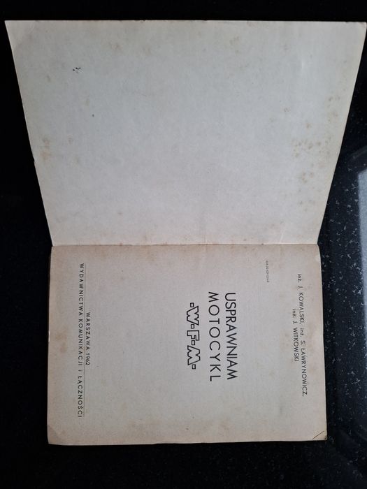 Usprawniam motocykl WFM 1962