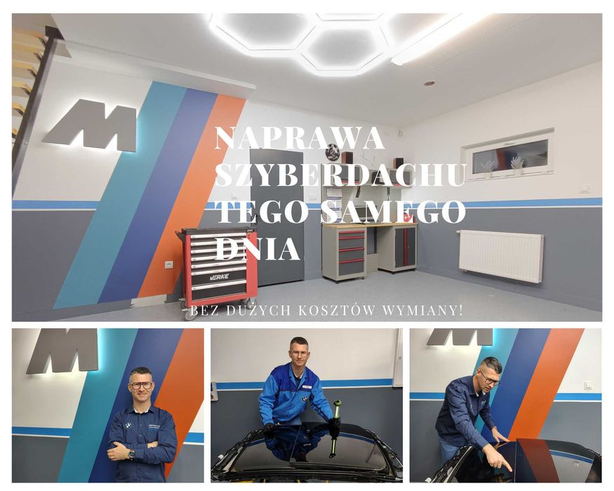 Naprawa szyberdachu i dachu panoramicznego | BMW Audi | Katowice Śląsk