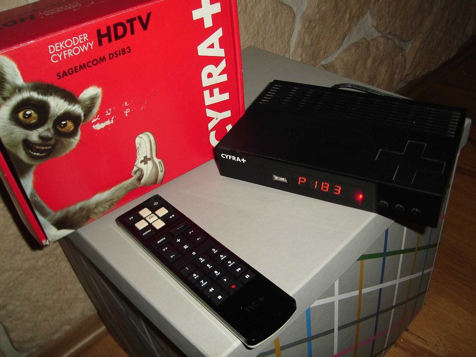 Dekoder cyfrowy satelitarny Cyfra+ Sagemcom DS183