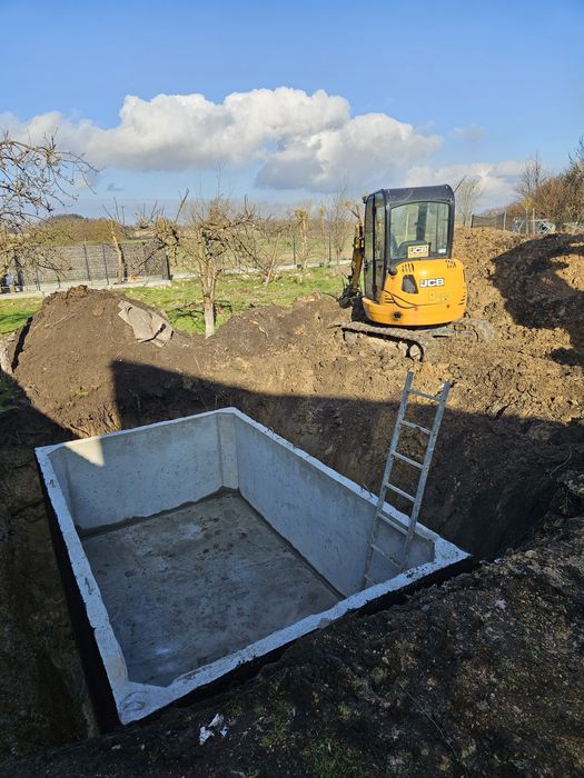 Zbiornik betonowy szambo lub deszczówka, piwniczki  Sprzedaż Montaż