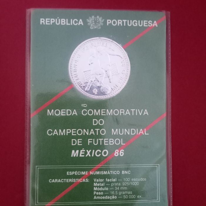 Moeda  comemorativa campeonato Mexico 86