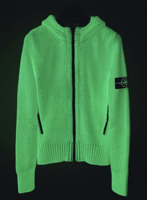sweter stone island night glow knit nowy
