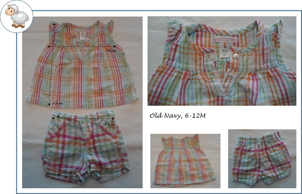 0-12Meses Menina Primavera/Verão - calções e conjuntos