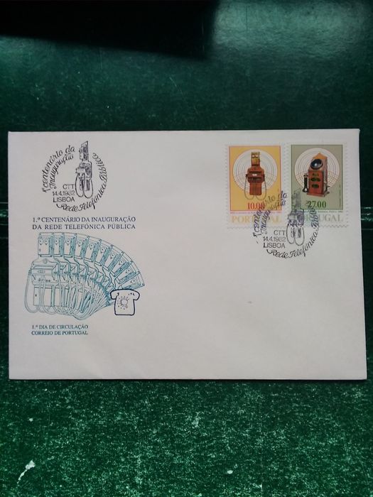 1982 FDC: 1st Centenary of the Inauguration of the Public Telephone Network in Portugal