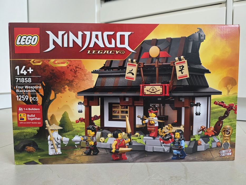 Lego 71858 Ninjago Four Weapons Blacksmith Novo e Selado