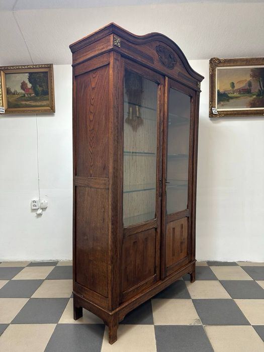 Вітрина дубова витрина дерево сервант 3174