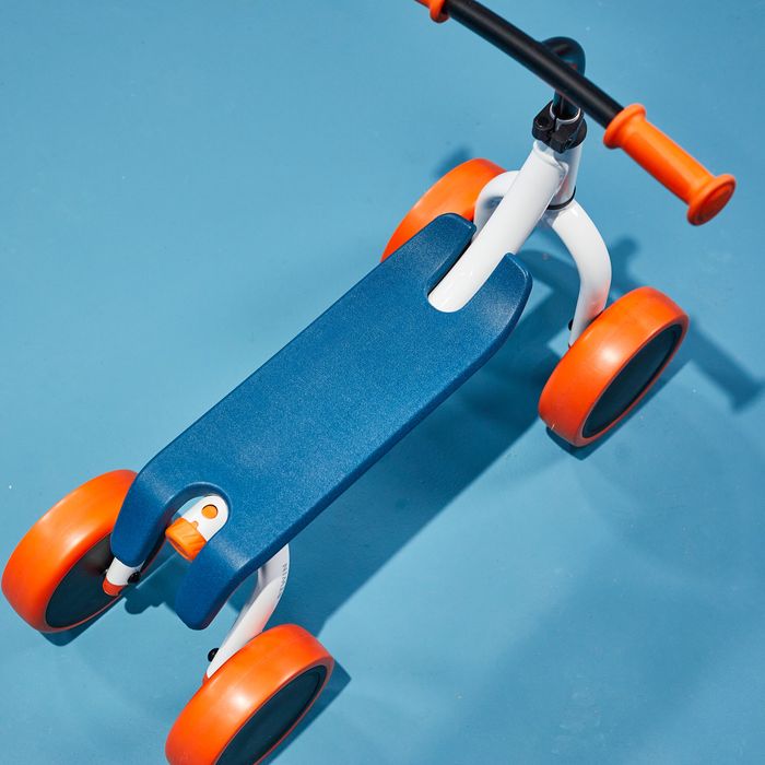 Triciclo de Aprendizagem Evolutivo 2 em 1 Branco/Laranja