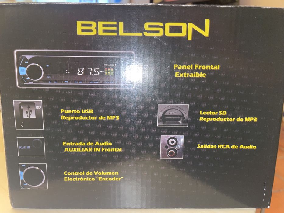 Radio FM com USB/SD/AUX