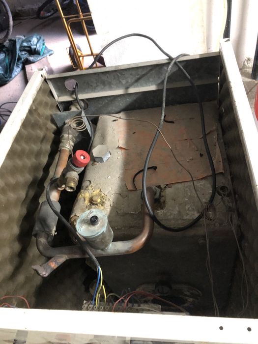 Caldeira a gasoleo sem queimador