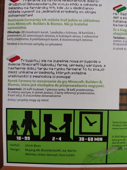 Minecraft Rynek Farmera (Builders & Biomes) Nowa