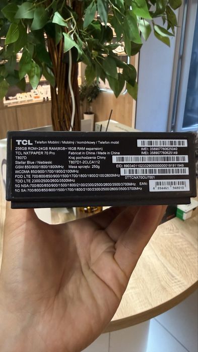 Смартфон TCL NxtPaper 70 Pro 8/256GB Stellar Blue